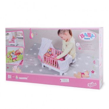 827420 Игрушка BABY born Кроватка, кор.